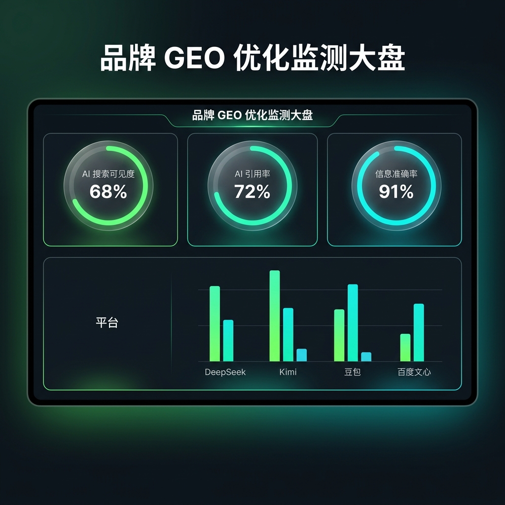 GEO 搜索引擎推荐优化界面